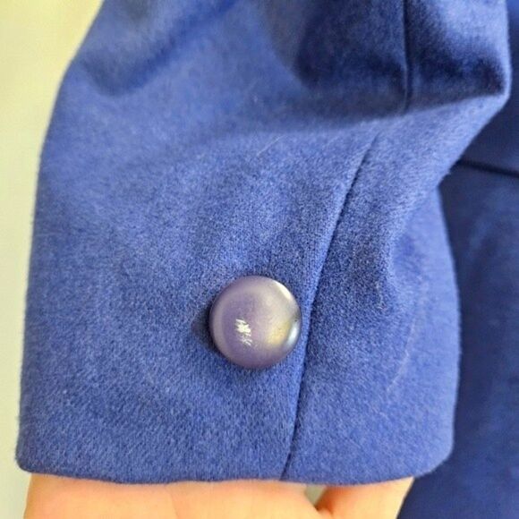 Pendleton Vintage Blue Virgin Wool Skirt Set Women's 10 Made USA Office Siren - Picture 7 of 15